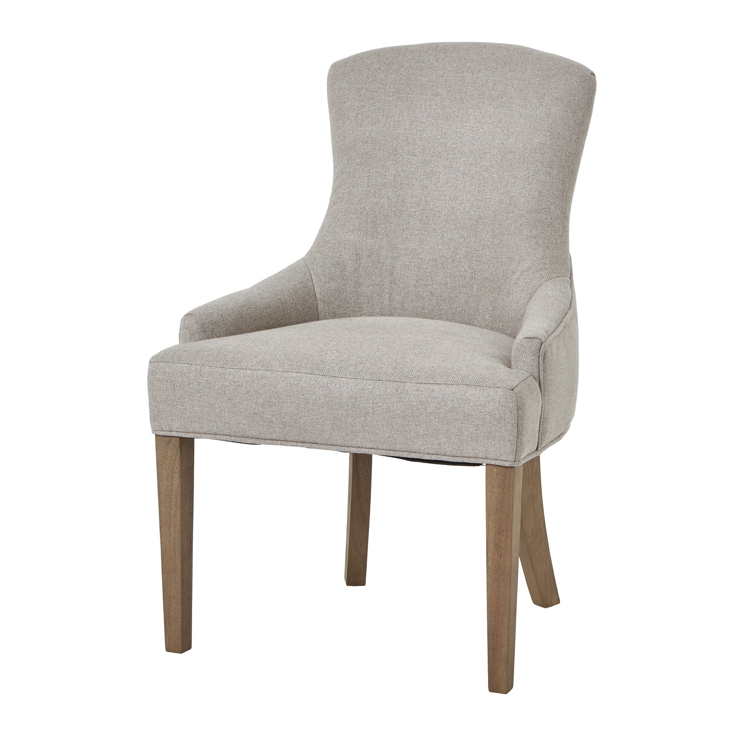 Brockham Oatmeal Twill Dining Chair - Skandi London