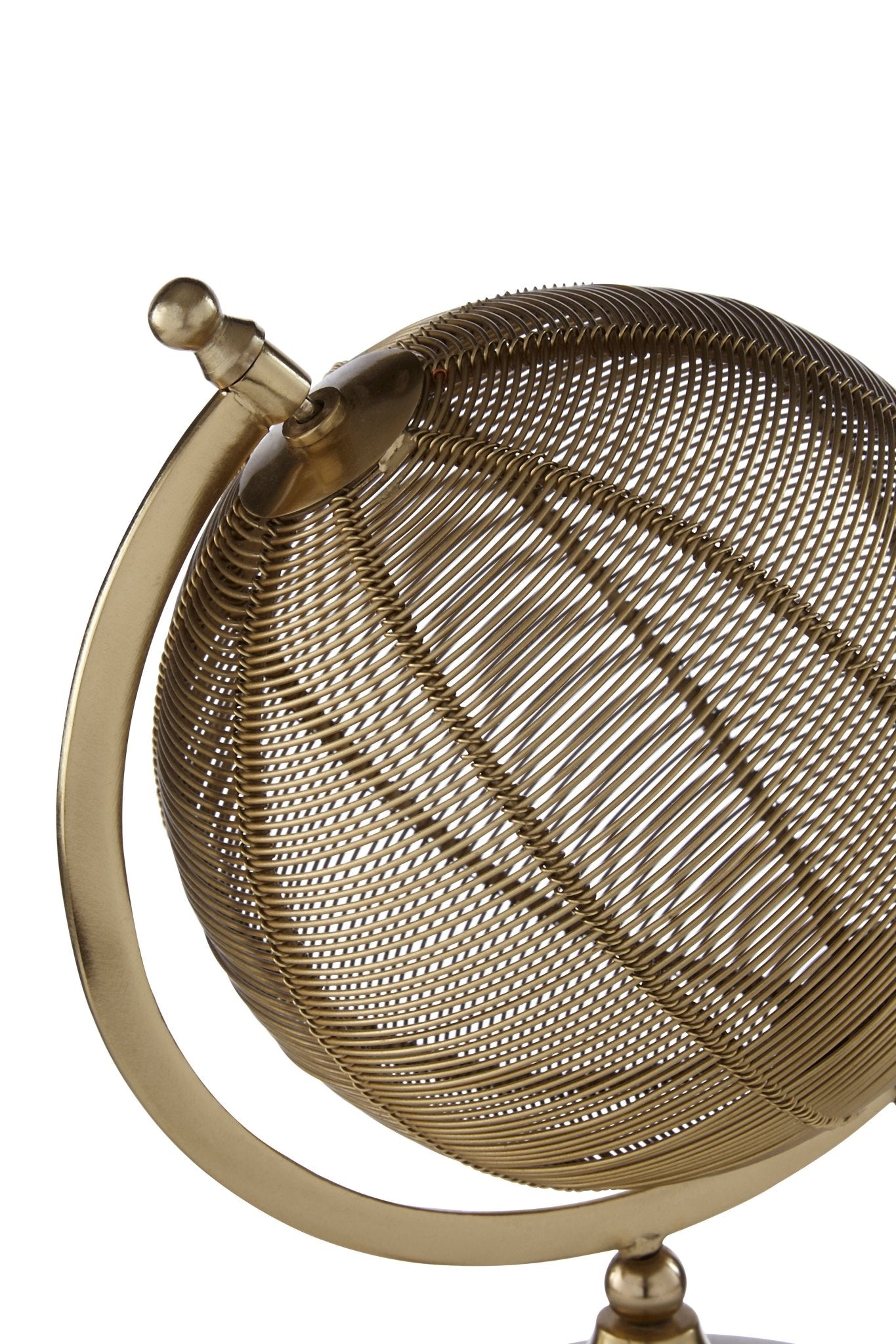 Kallan Wire Globe With Marble Base - Skandi London