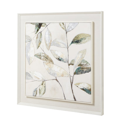 Dolce Dapple Leaf Framed Painting On Canvas - Skandi London