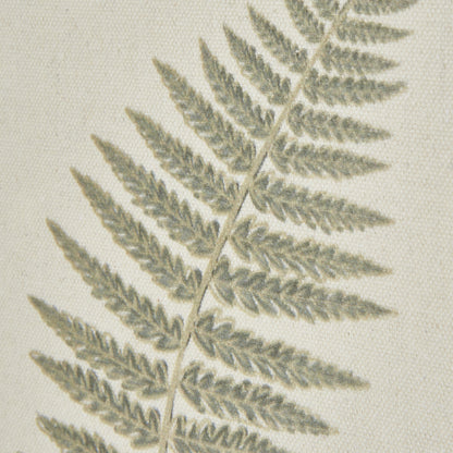 Fern Art On Texture - Torn Paper With Beaded Frame - Skandi London