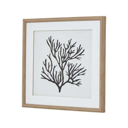 Reef Coral Art Mounted In Beaded Frame - Skandi London