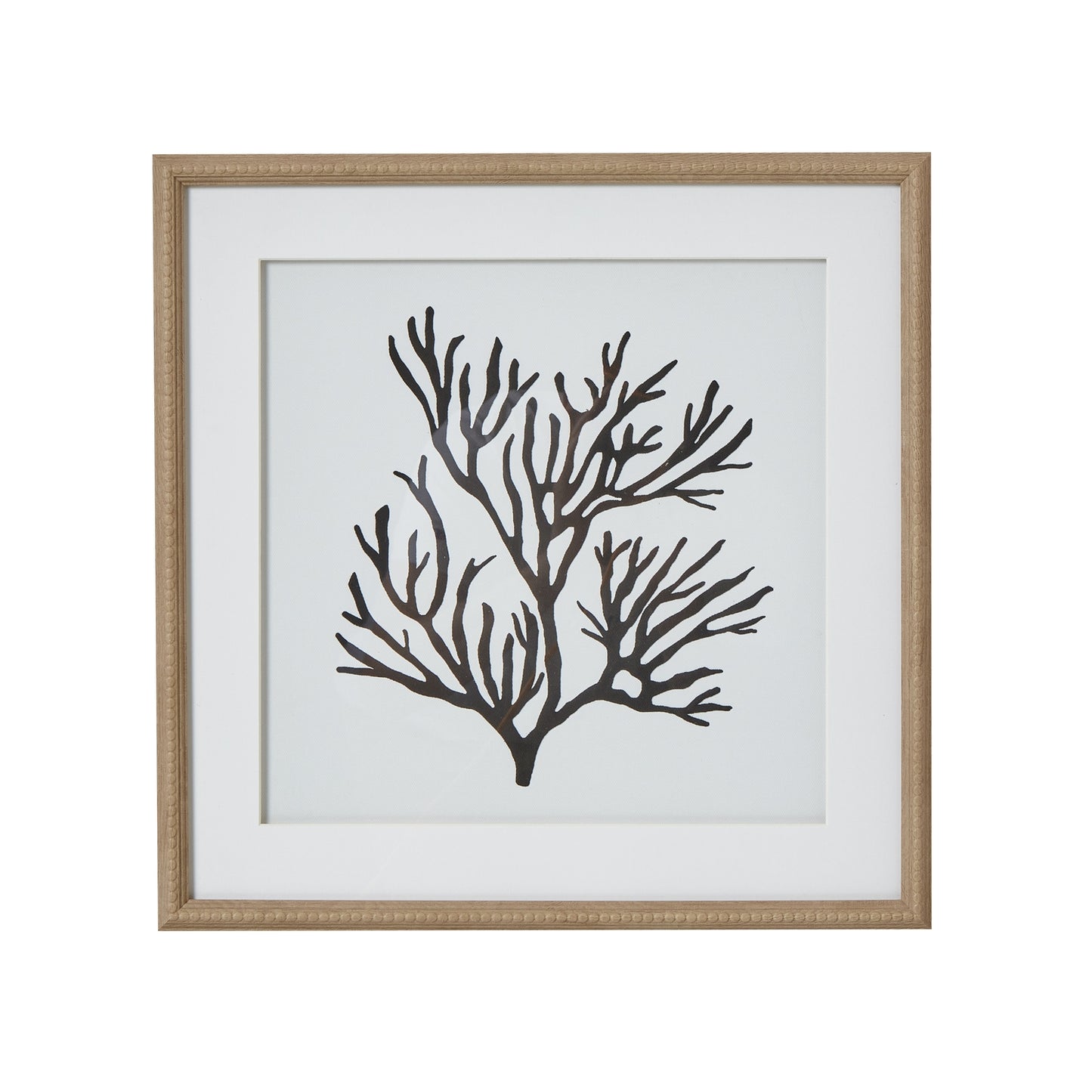 Reef Coral Art Mounted In Beaded Frame - Skandi London