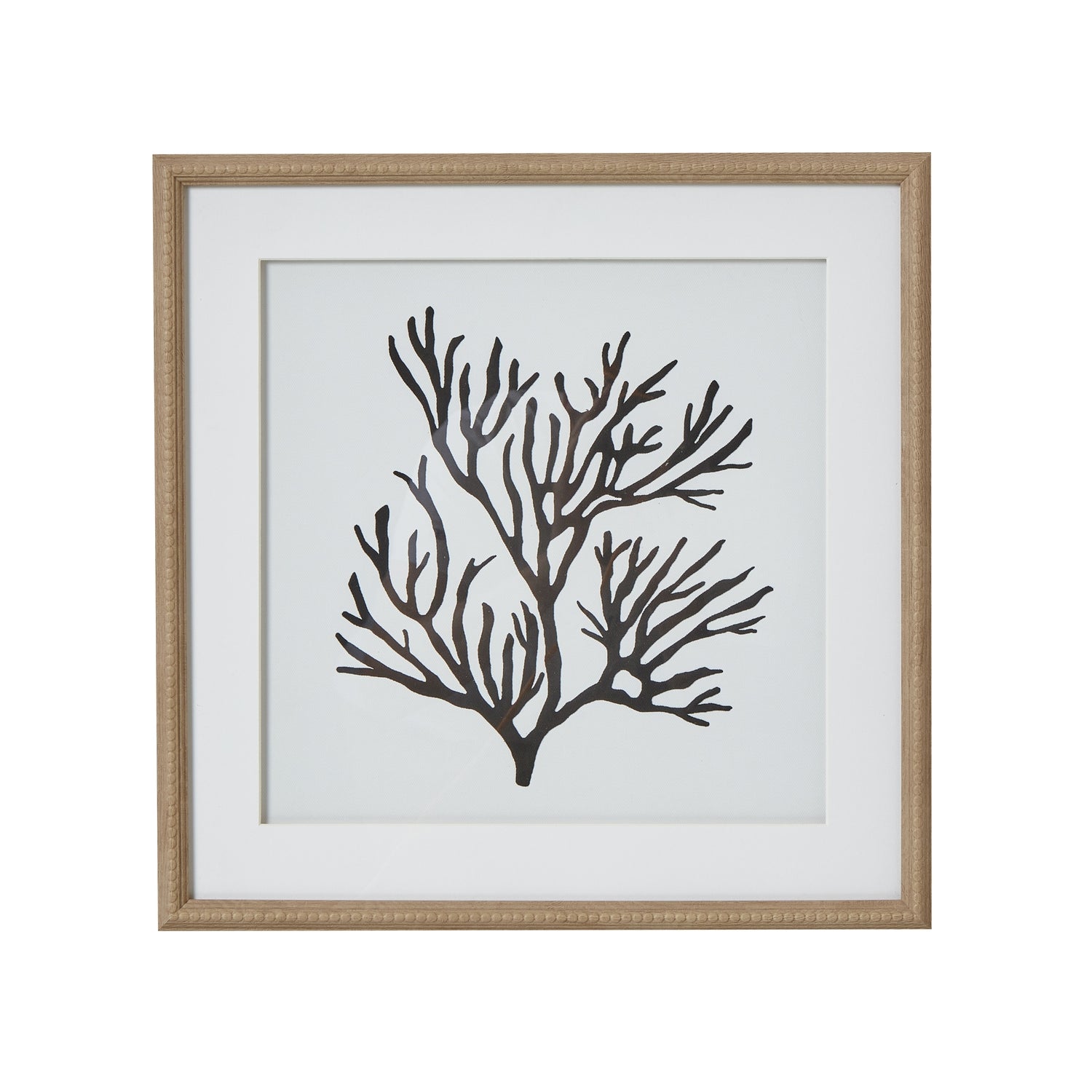 Reef Coral Art Mounted In Beaded Frame - Skandi London