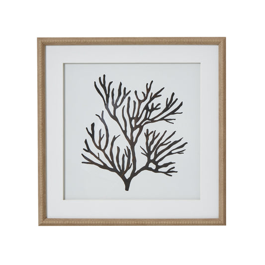 Reef Coral Art Mounted In Beaded Frame - Skandi London