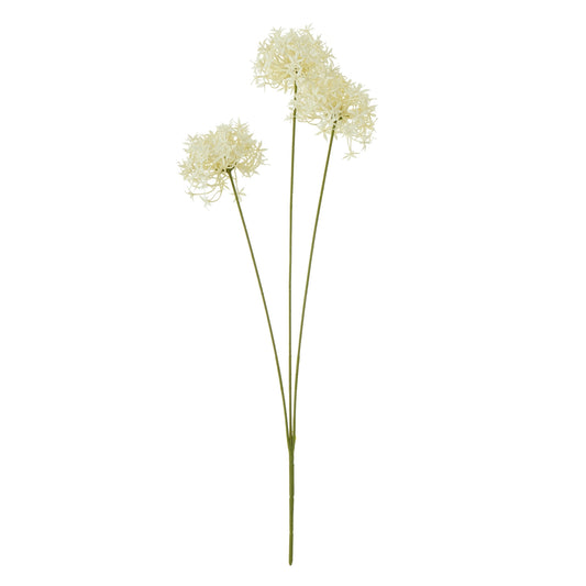 Three Head Cream Allium Spray - Skandi London