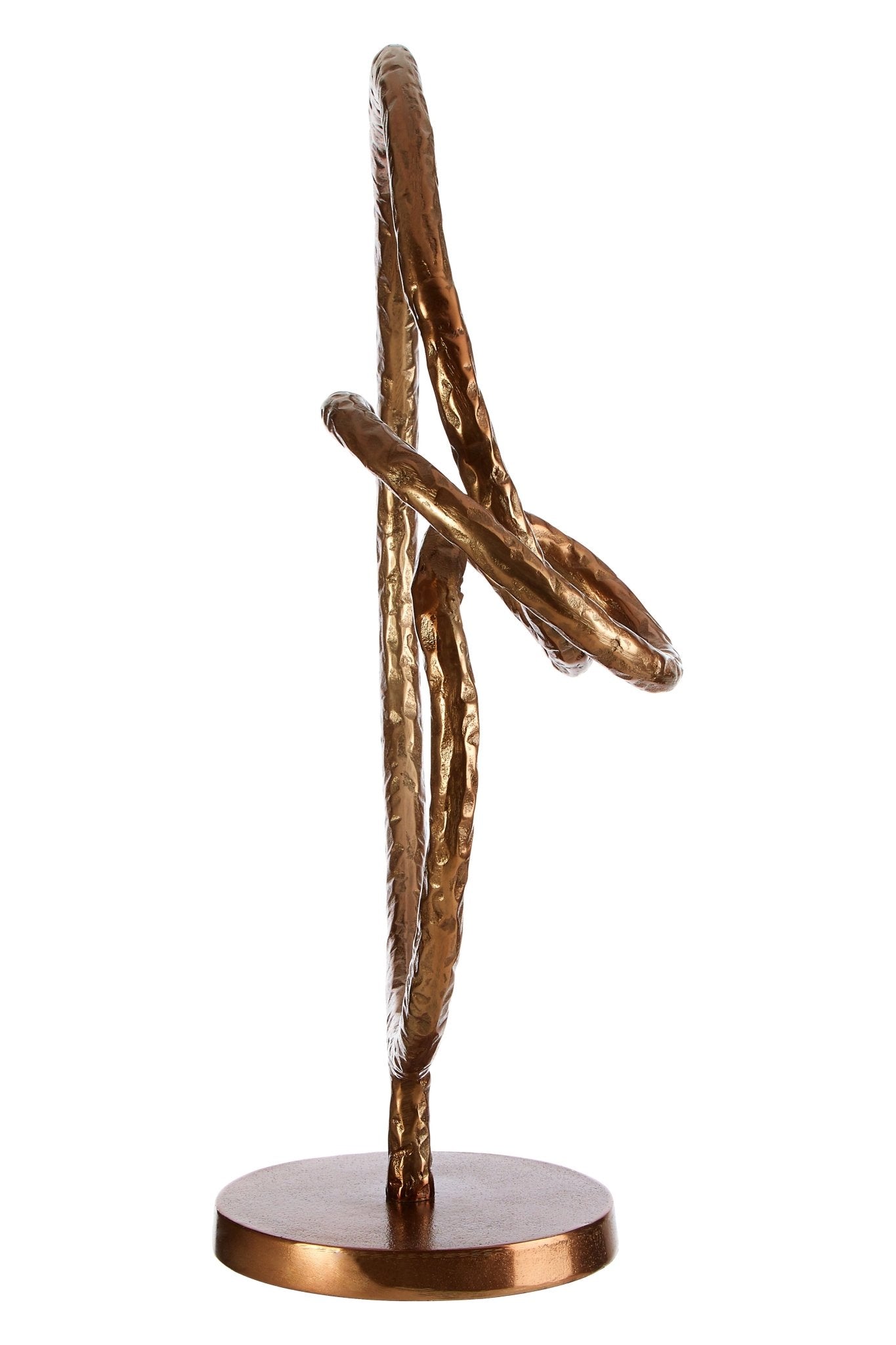 Knut Round Rough Bronze Sculpture - Skandi London