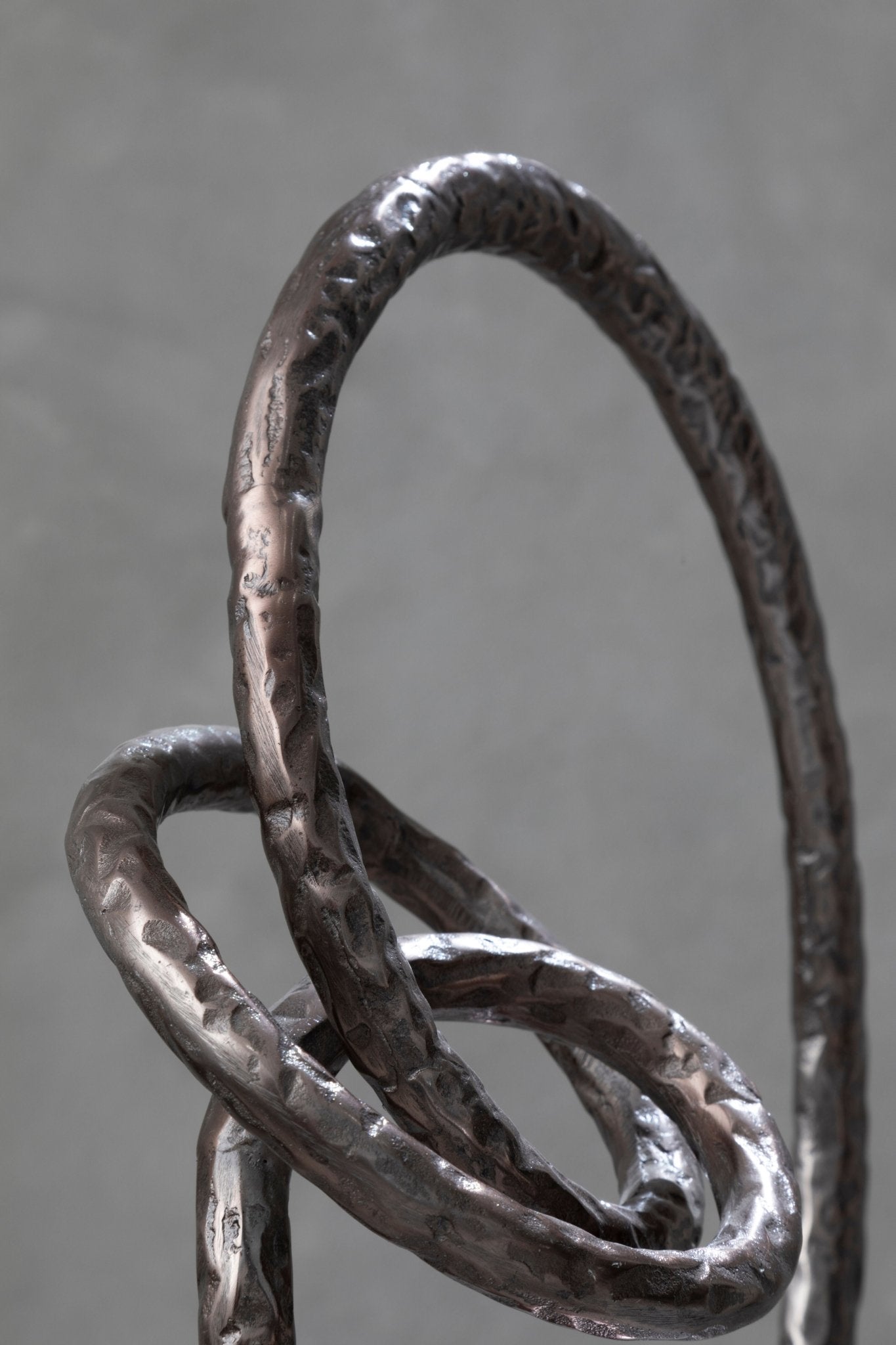 Knut Round Rough Bronze Sculpture - Skandi London