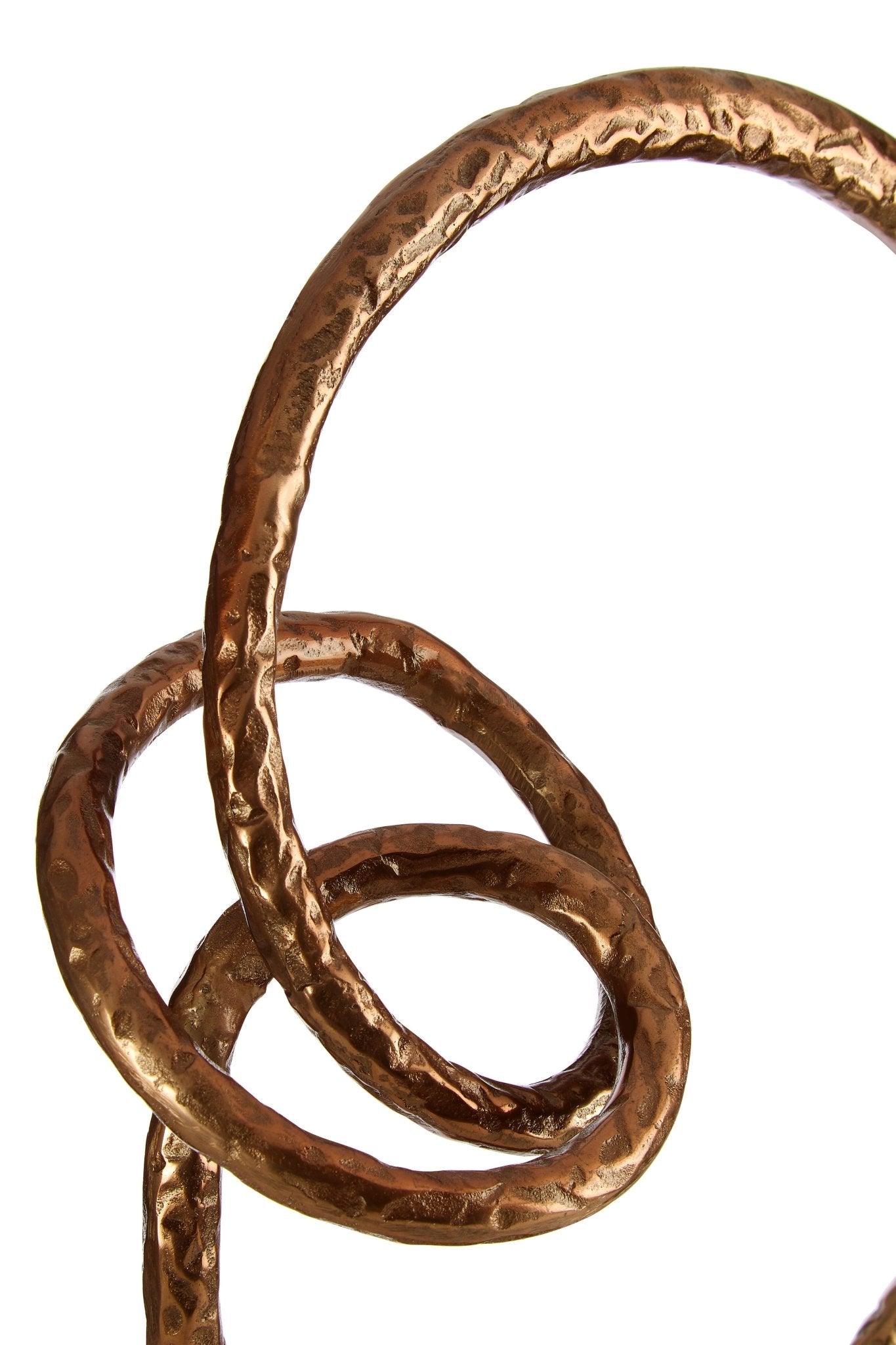 Knut Round Rough Bronze Sculpture - Skandi London