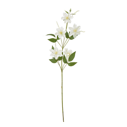 Cream Pearl Clematis Spray - Skandi London