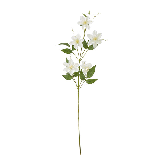 Cream Pearl Clematis Spray - Skandi London