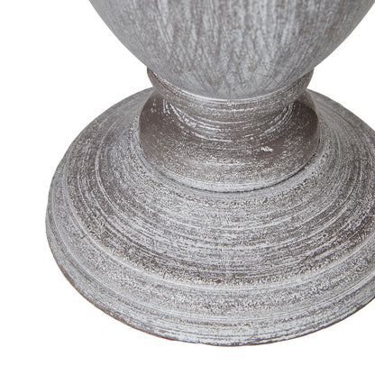 Otem Urn Table Lamp With Linen Shade - Skandi London