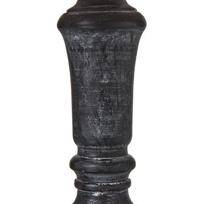 Palmyra Column Table Tamp With Linen Shade - Skandi London