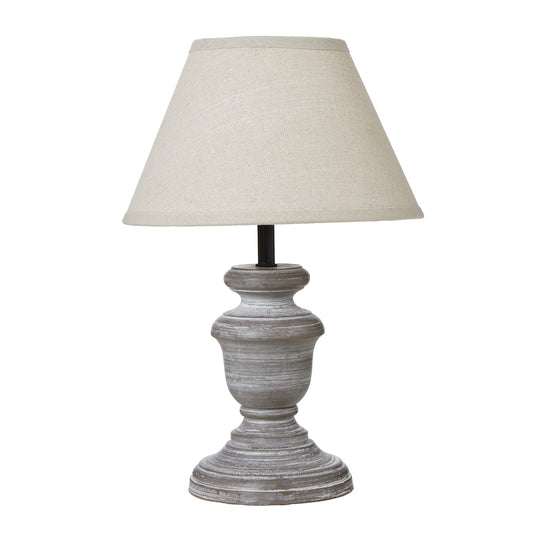 Belluno Urn Table Lamp With Linen Shade - Skandi London