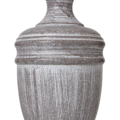 Nola Urn Table Lamp With Linen Shade - Skandi London
