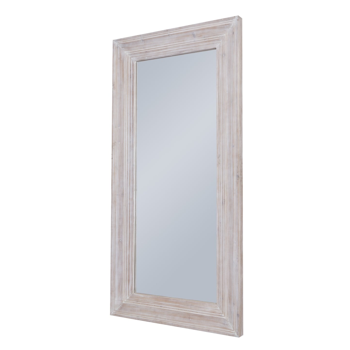 Harewood White Washed Large Mirror - Skandi London