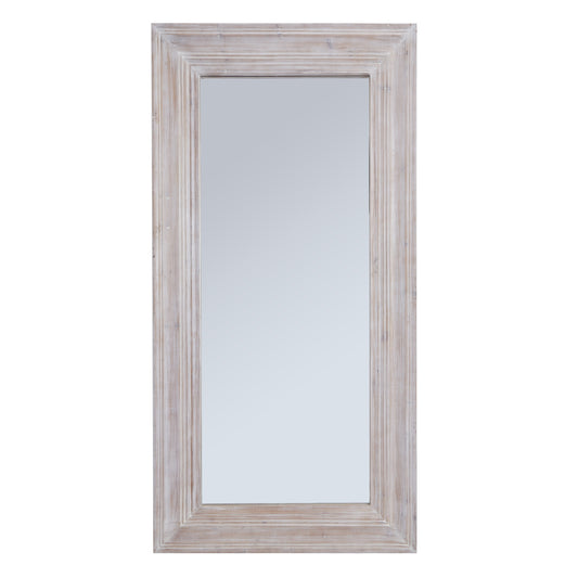 Harewood White Washed Large Mirror - Skandi London