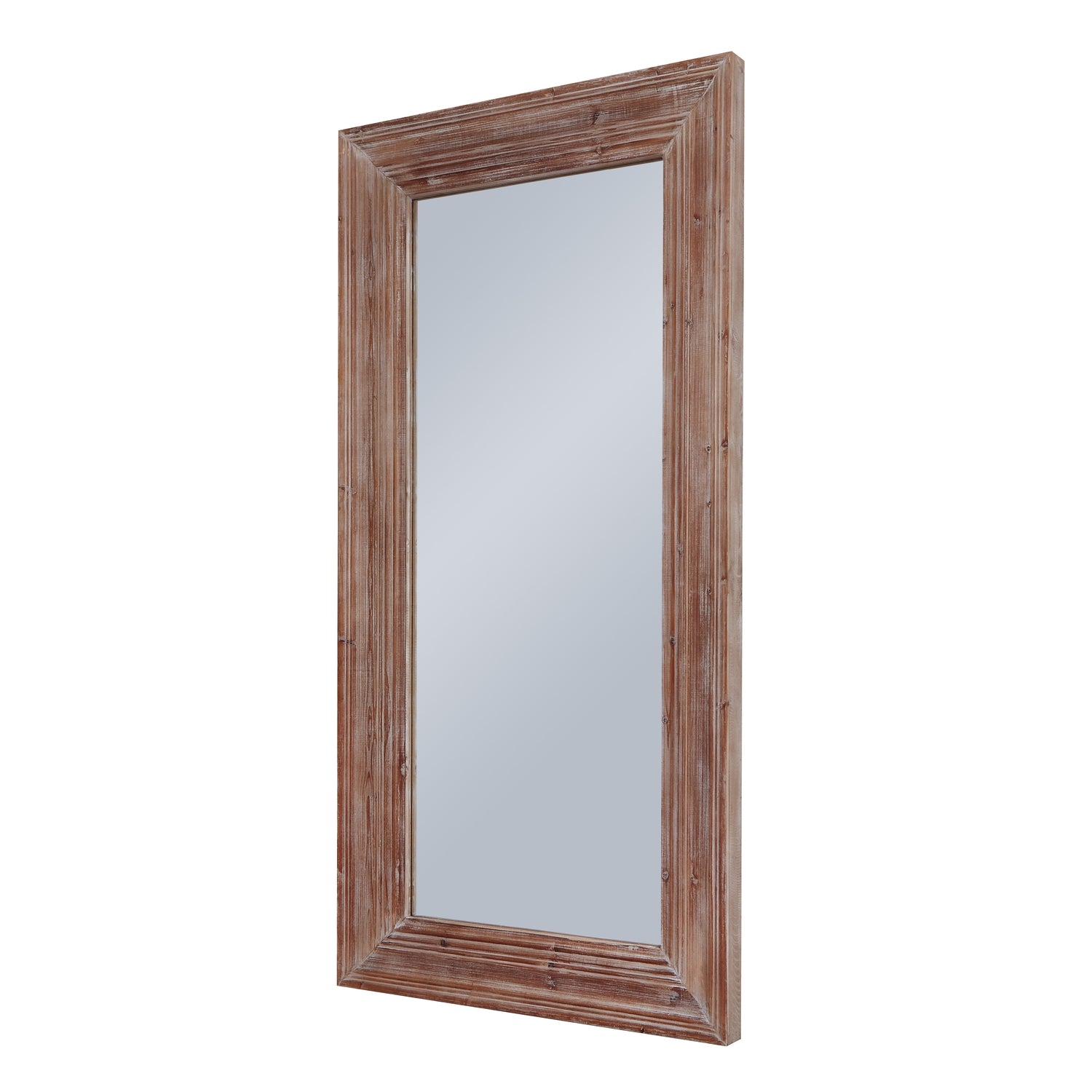 Newby Washed Wood Large Mirror - Skandi London