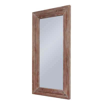 Newby Washed Wood Large Mirror - Skandi London