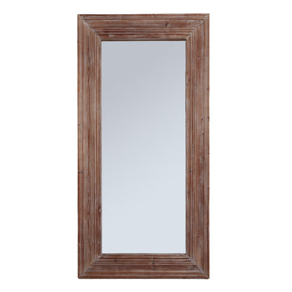 Newby Washed Wood Large Mirror - Skandi London