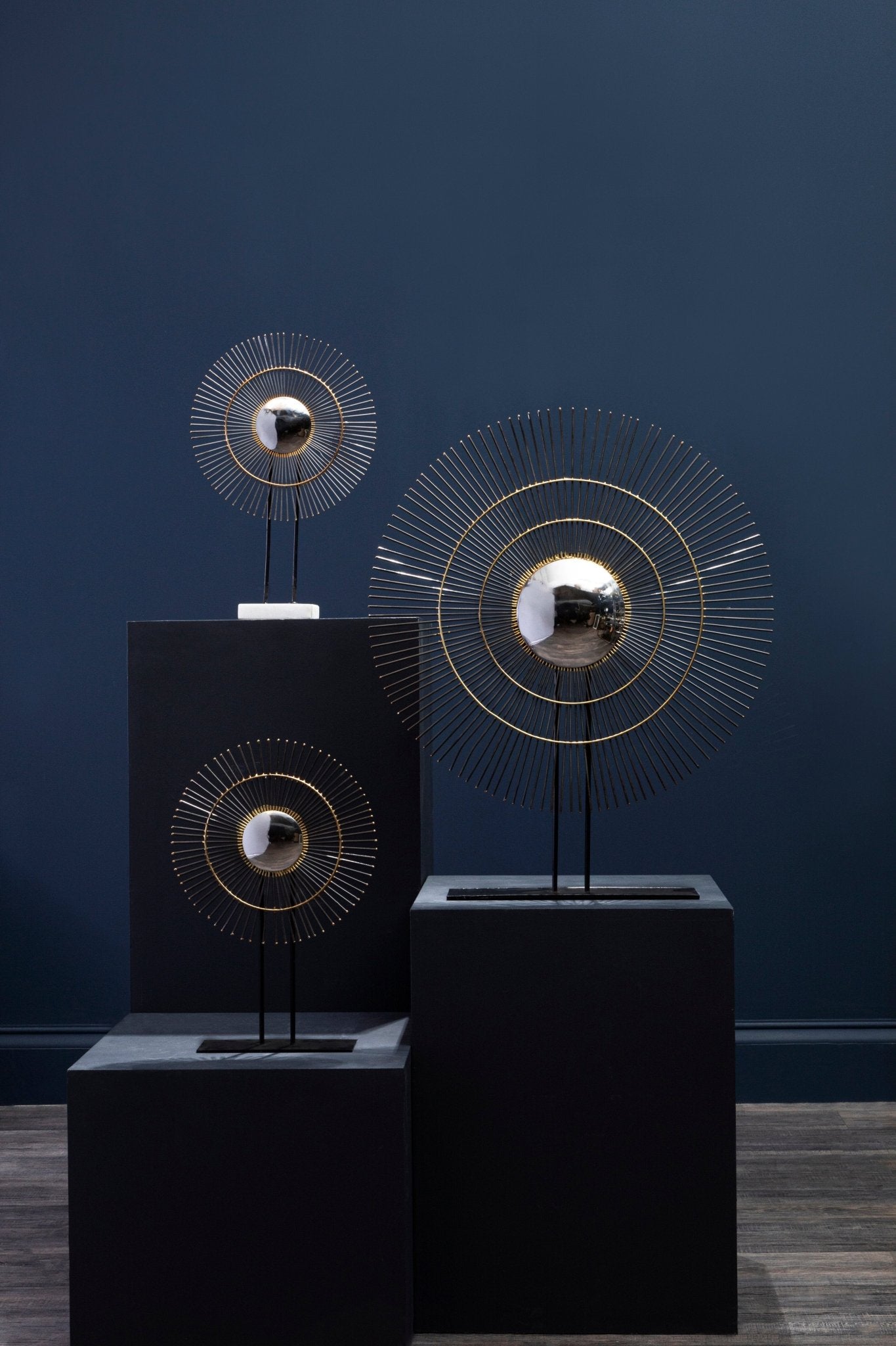 Kaspar Metallic Finish Quill Sculpture - Skandi London