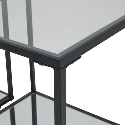 Lennox Black Framed Set Of 2 Side Tables - Skandi London