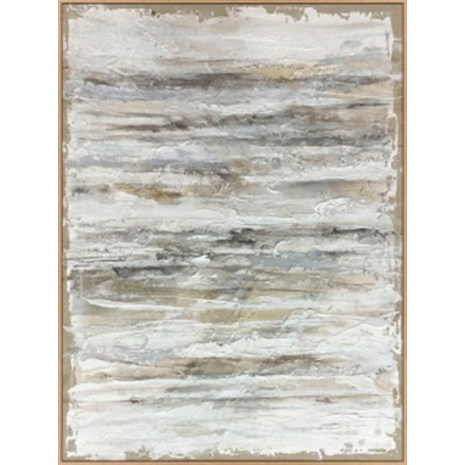 Breeze Hand Painted Canvas In Frame - Skandi London