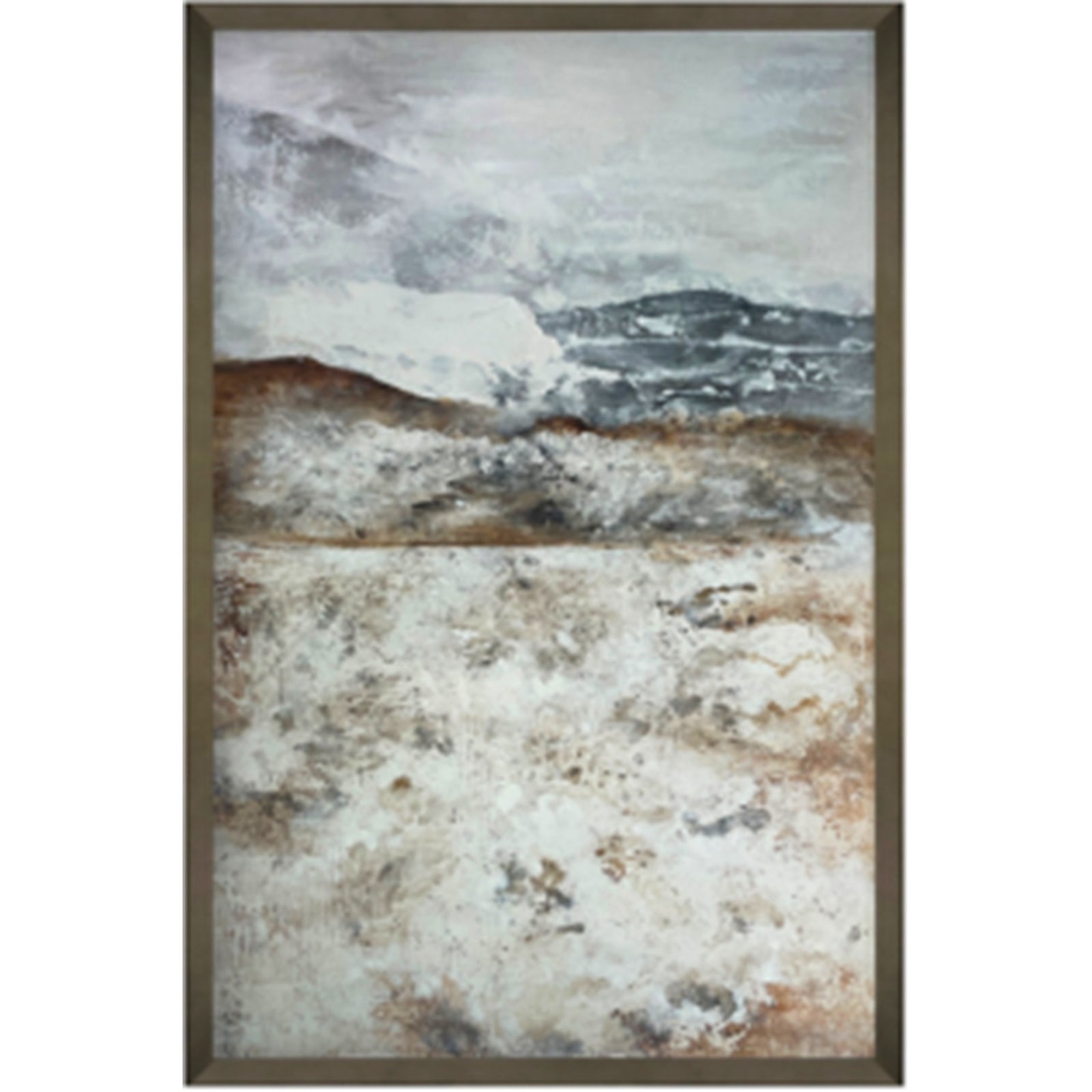 Vista Hand Painted Canvas In Frame - Skandi London