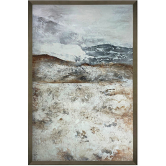 Vista Hand Painted Canvas In Frame - Skandi London
