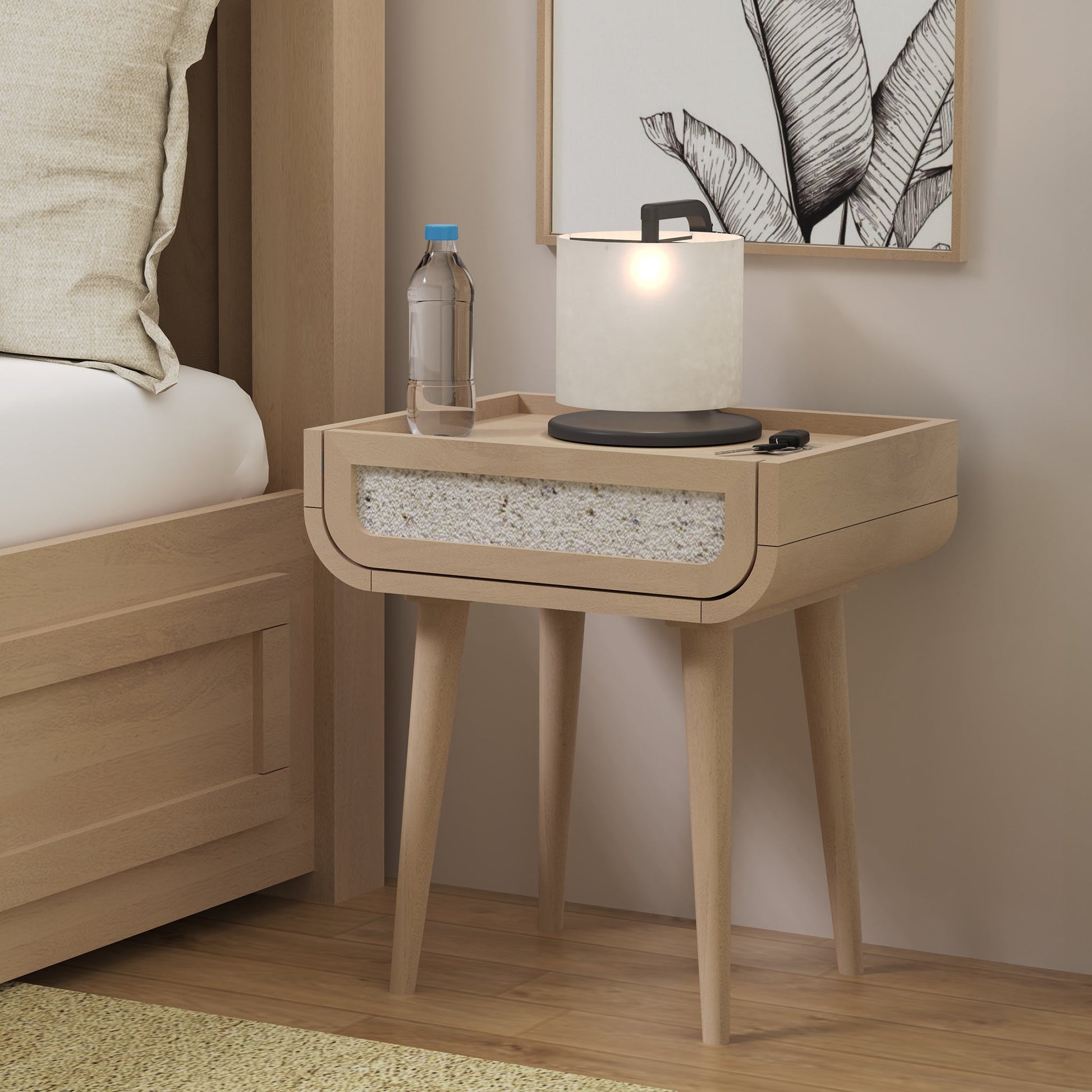 Brompton Side Table - Natural - Skandi London