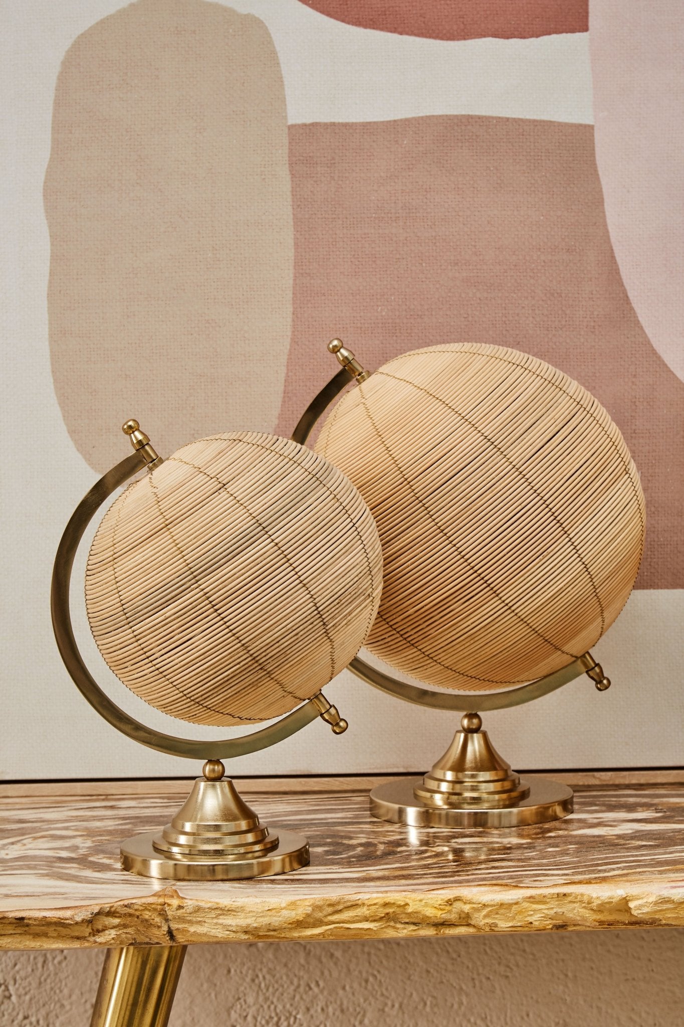 Janson Large Rattan Globe - Skandi London