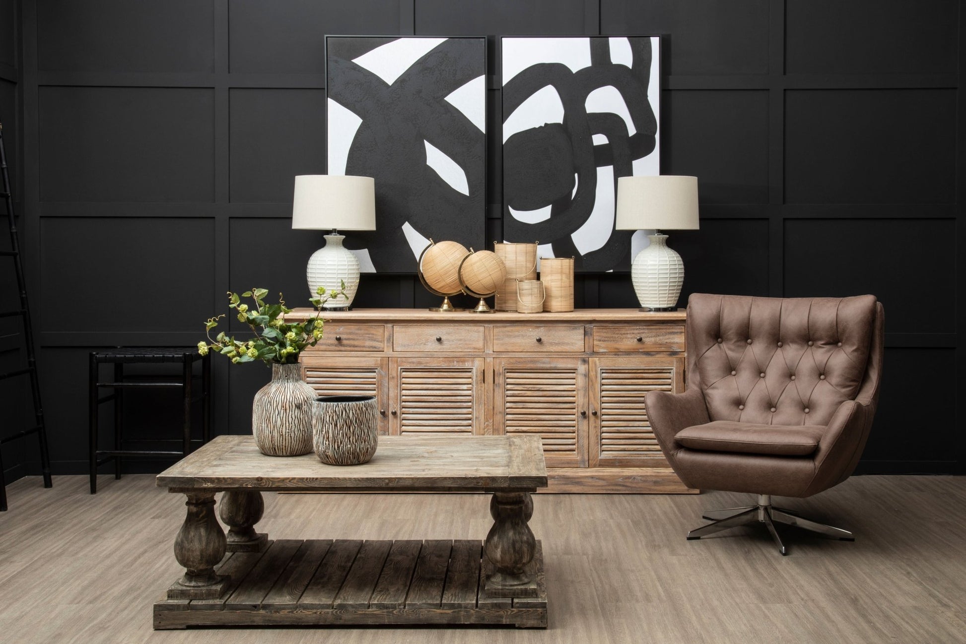Janson Large Rattan Globe - Skandi London