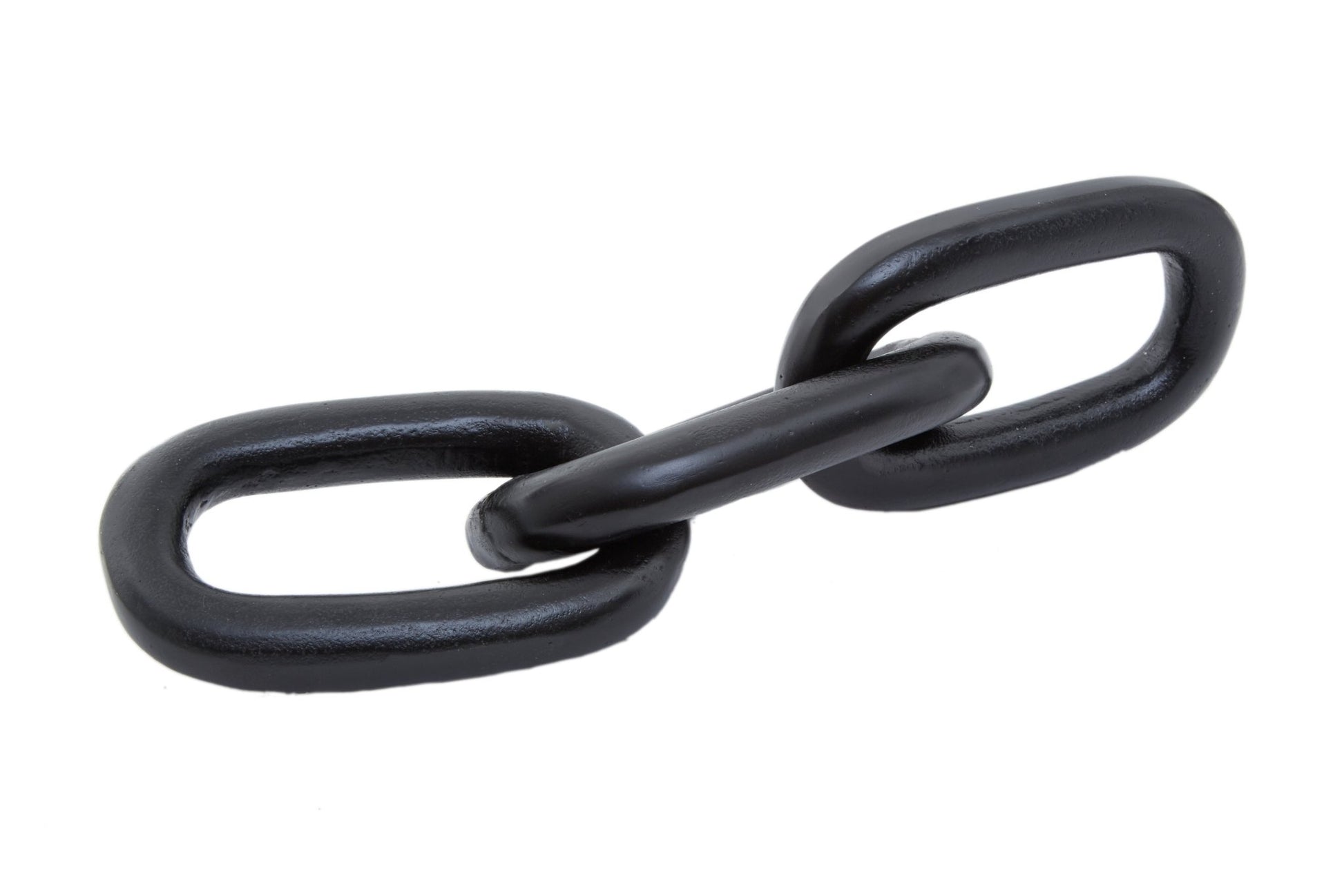Maja Large Black Aluminium Chain Sculpture - Skandi London