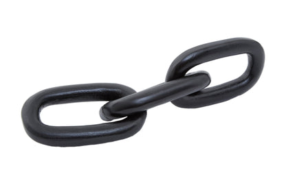 Maja Large Black Aluminium Chain Sculpture - Skandi London