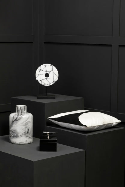 Joakim Marble Sculpture On Iron Stand - Skandi London