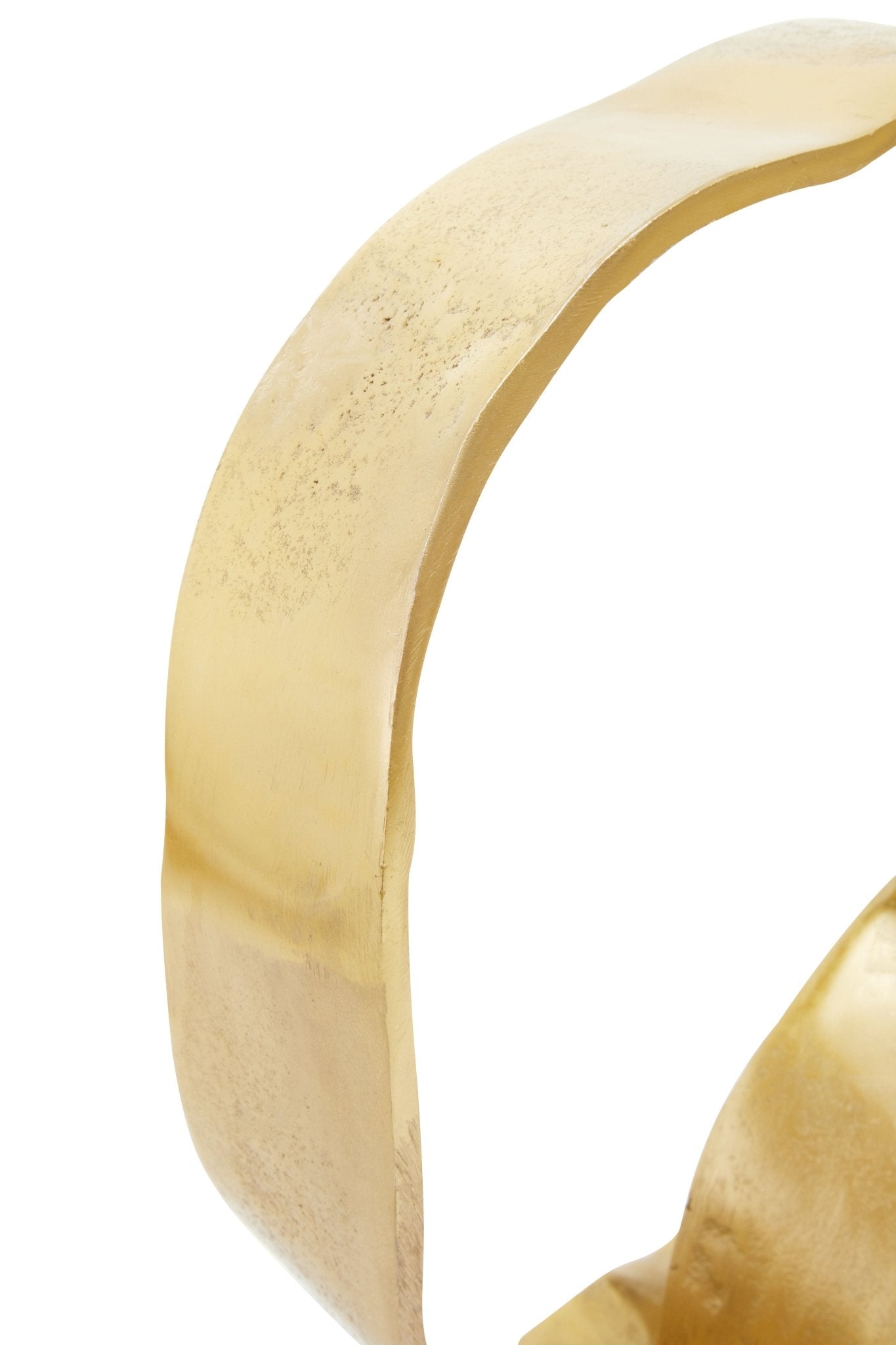 Maja Gold Finish Knot Sculpture - Skandi London