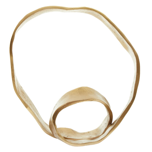 Maja Gold Finish Knot Sculpture - Skandi London