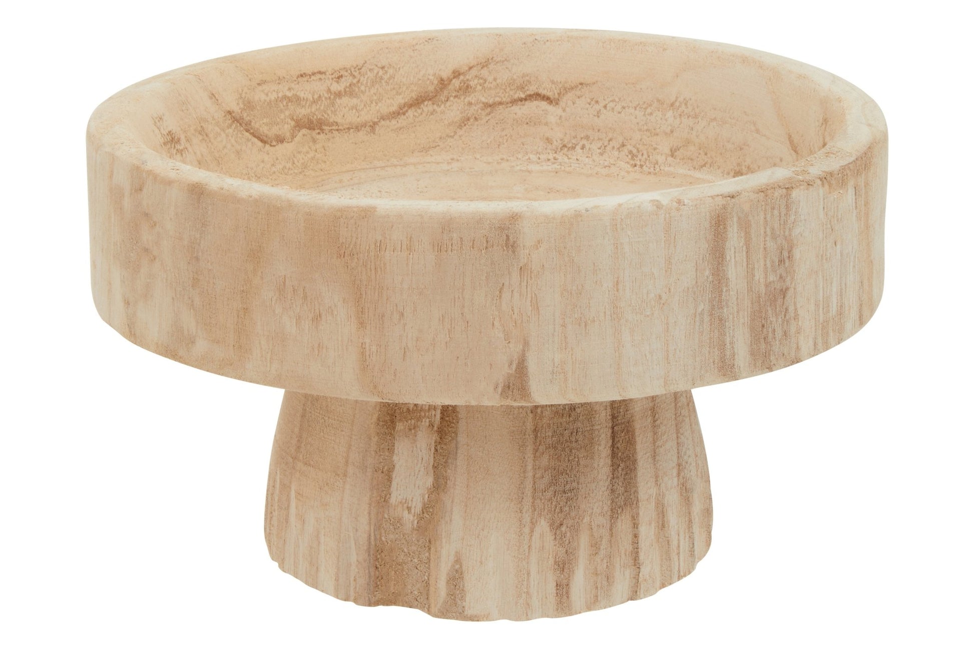Annika Natural Engraved Round Bowl - Skandi London