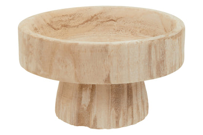 Annika Natural Engraved Round Bowl - Skandi London