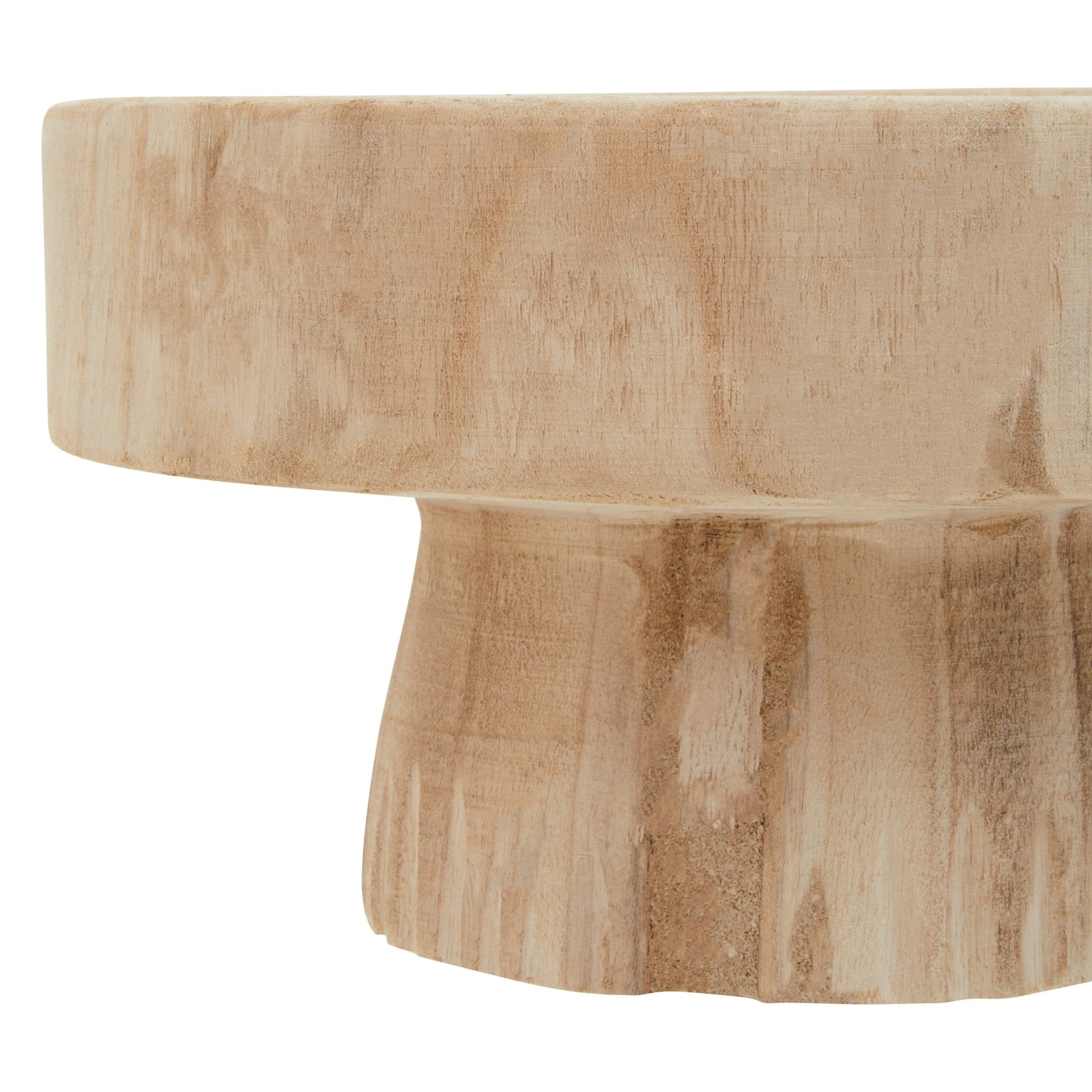 Annika Natural Engraved Round Bowl - Skandi London