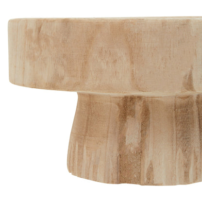 Annika Natural Engraved Round Bowl - Skandi London