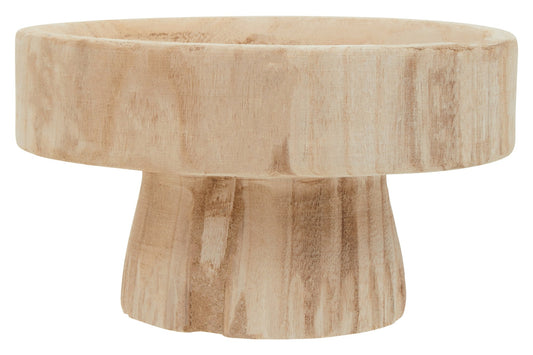 Annika Natural Engraved Round Bowl - Skandi London