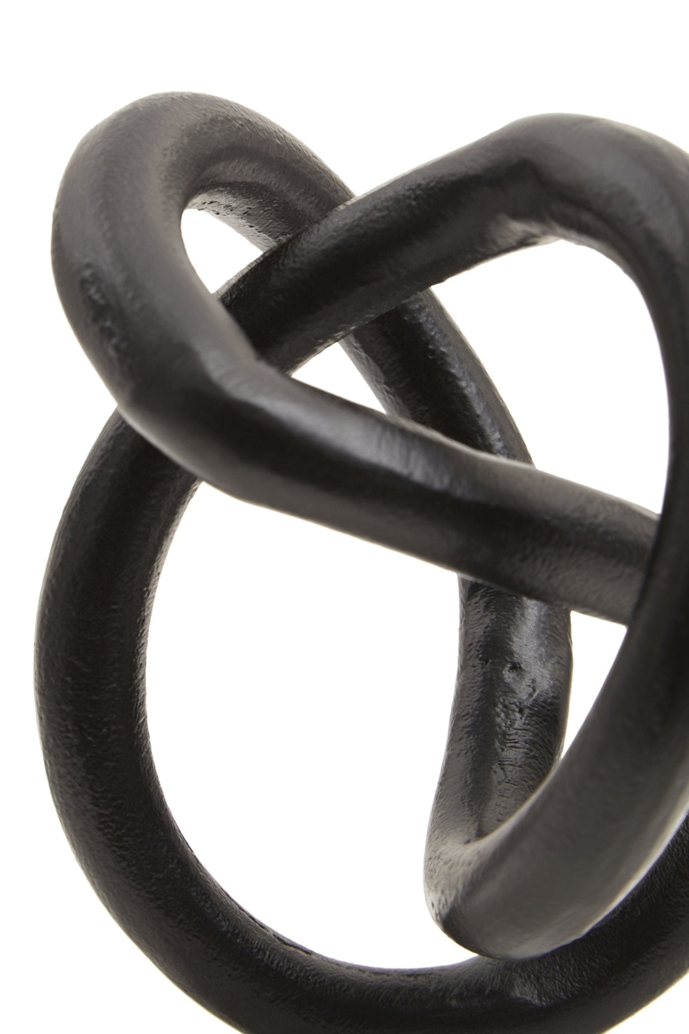 Kaspar Matt Black Knot Sculpture - Skandi London