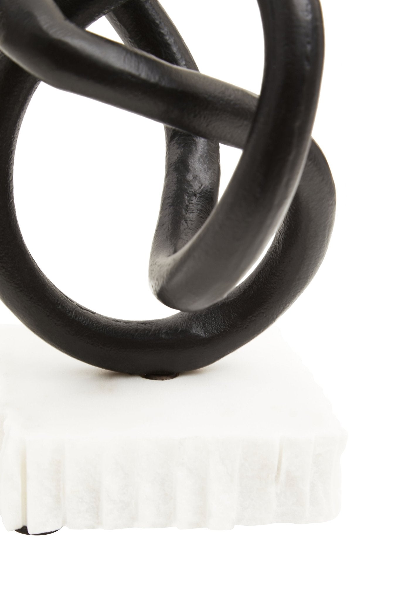 Kaspar Matt Black Knot Sculpture - Skandi London