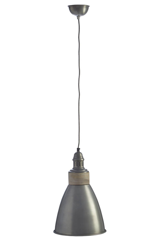 Latham Pendant Light with Zinc Finish - Skandi London