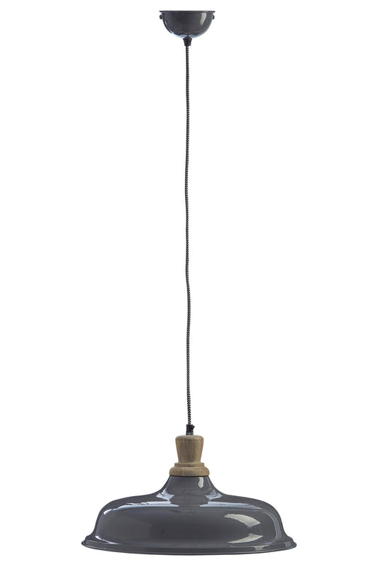 Latham Grey Small Pendant Light - Skandi London