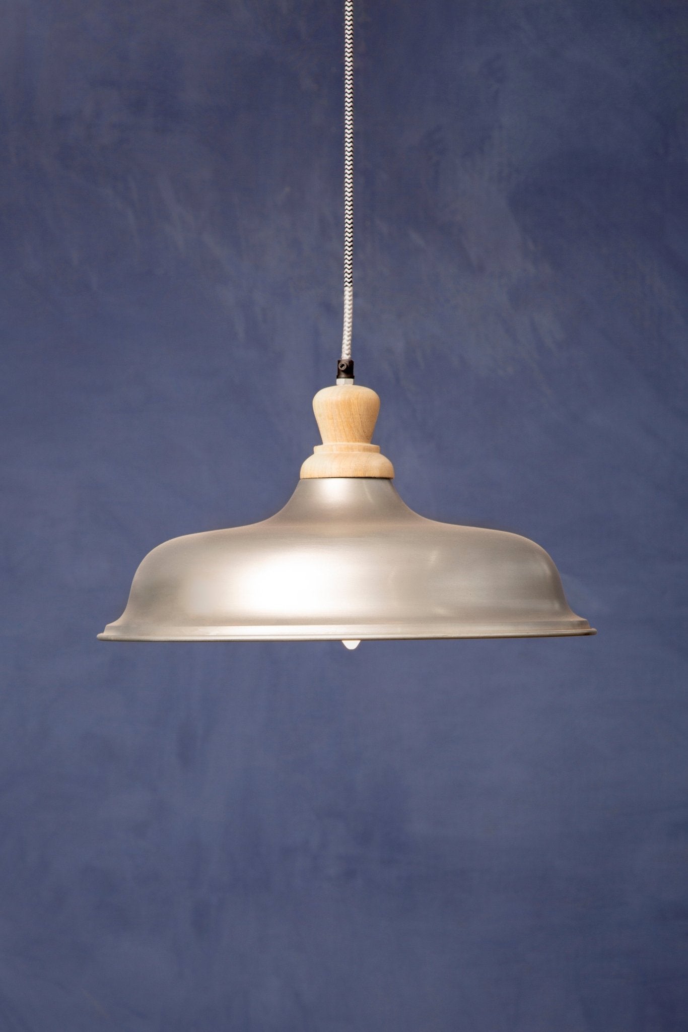 Latham Small Pendant Light with Zinc Finish - Skandi London