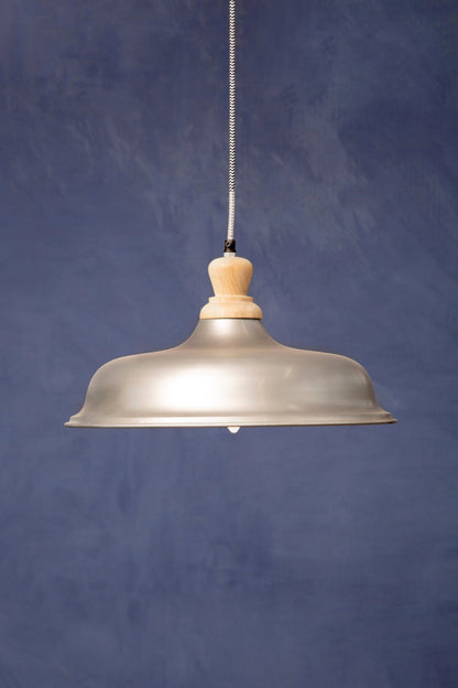 Latham Small Pendant Light with Zinc Finish - Skandi London