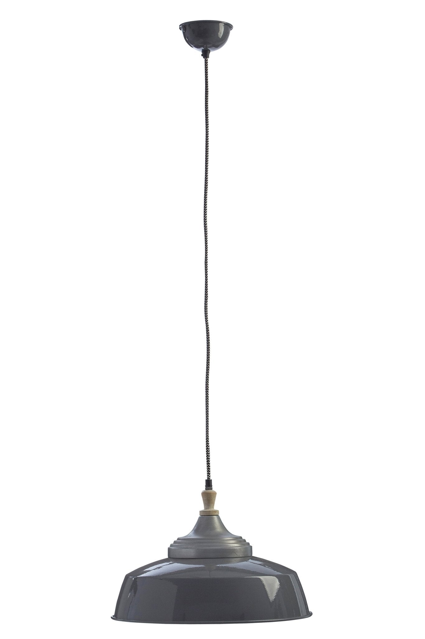 Latham Grey Large Pendant Light - Skandi London