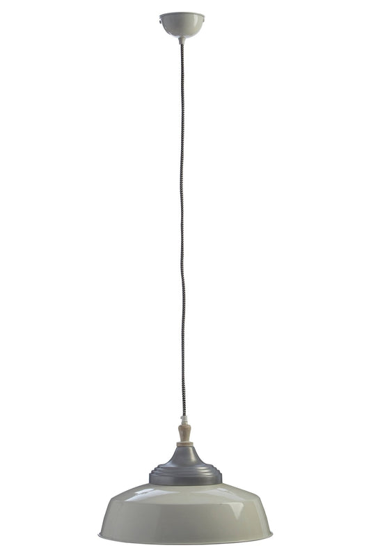 Latham Large White Bowl Shaped Pendant Light - Skandi London