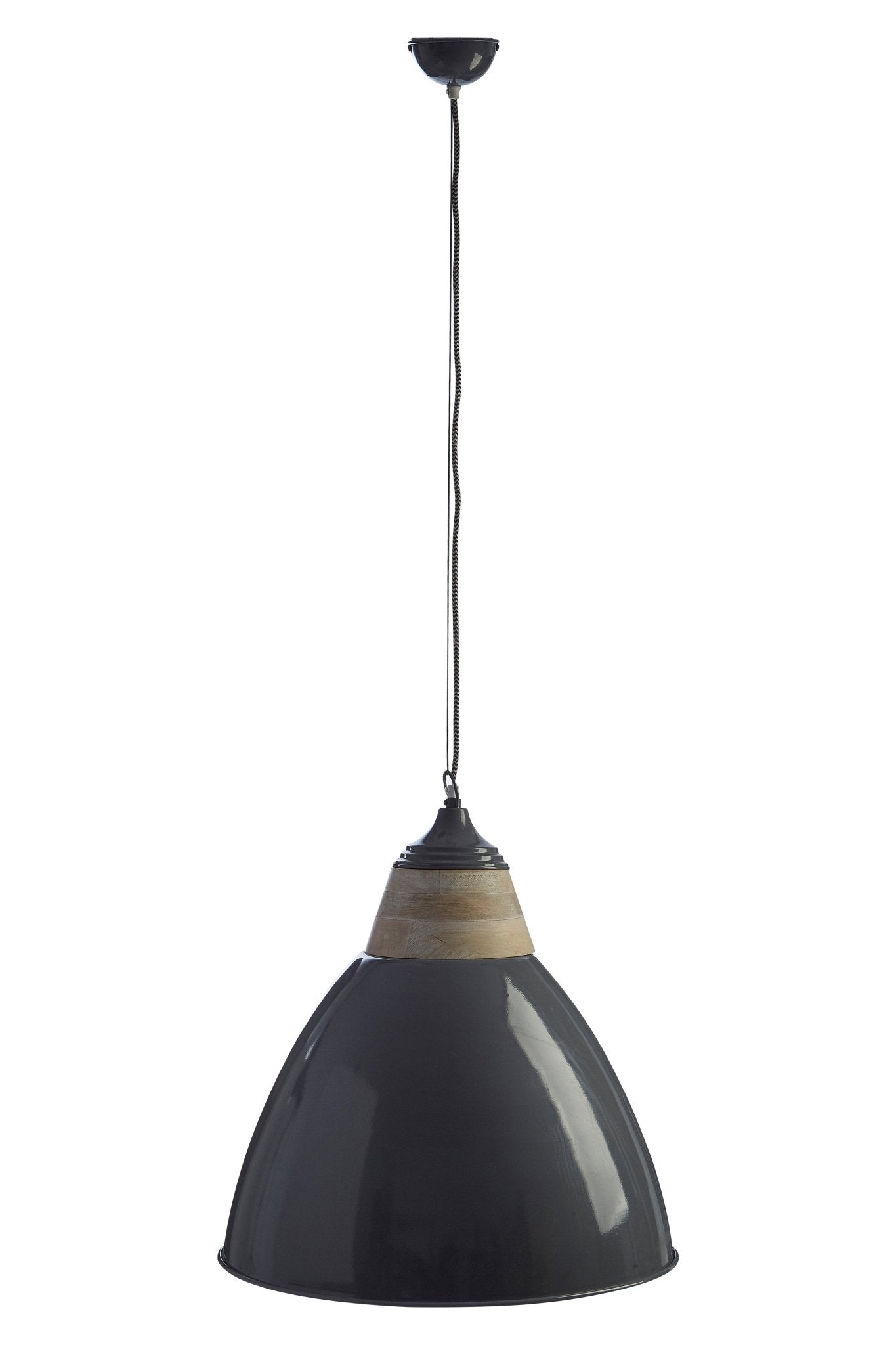 Latham Grey Extra Large Pendant Light - Skandi London